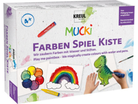 KREUL Feutre aquarelle 'MUCKI', set mallette de jeu peinture