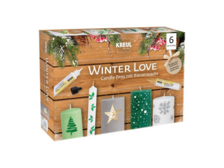 KREUL Candle Pen 'Winter Love', set de 6
