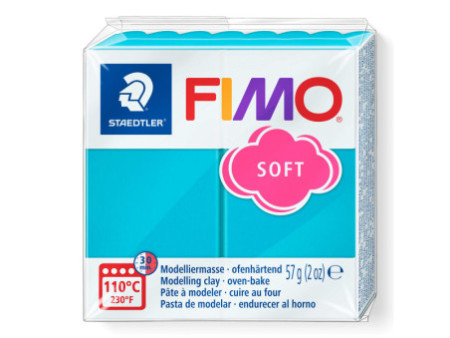 FIMO Pâte à modeler SOFT, à cuire, 57 g, menthe