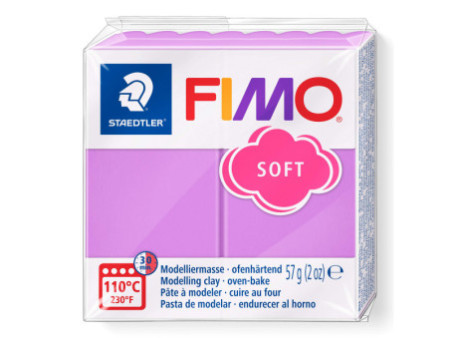 FIMO Pâte à modeler SOFT, à cuire, 57 g, lavande