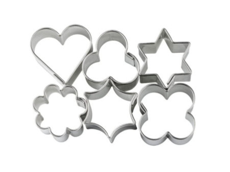 FIMO Moules à découper pour pâte à modeler, en métal, 6