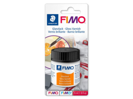 FIMO Vernis brillant, pour 30 feuilles maxi ml dans un verre