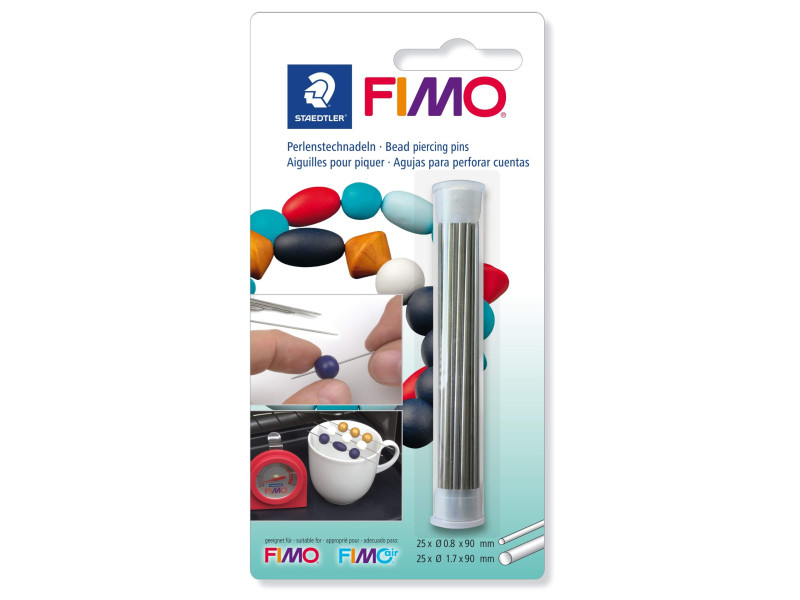 FIMO Aiguille à perles, en métal