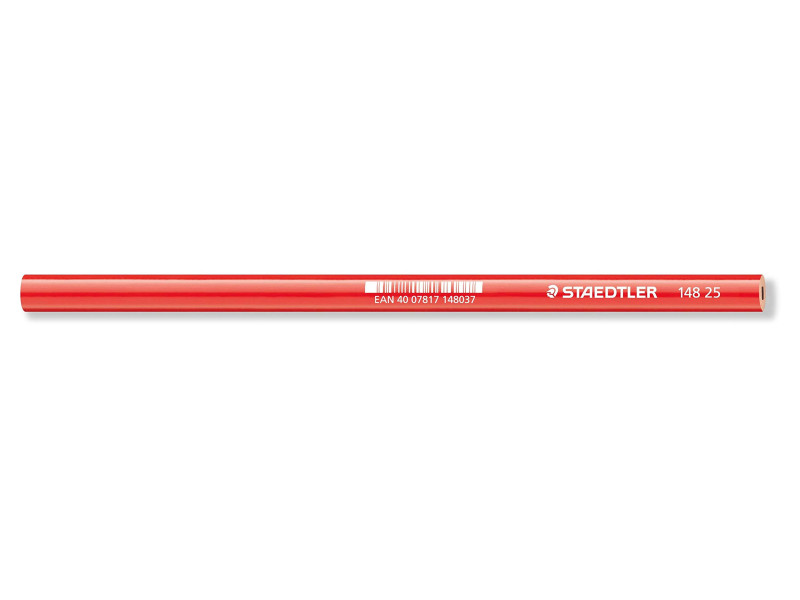 STAEDTLER Crayon de charpentier, ovale, marron rouge