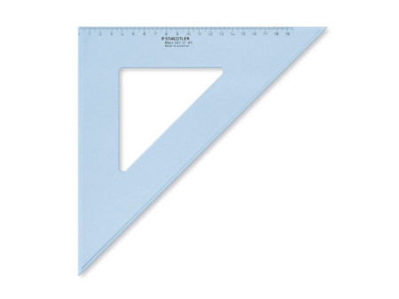 STAEDTLER Equerre Mars, 45 degrés, hypothénuse: 320 mm