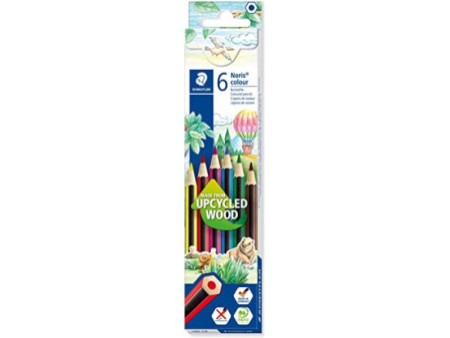 STAEDTLER Crayon de couleur Noris Colour, étui carton de 6