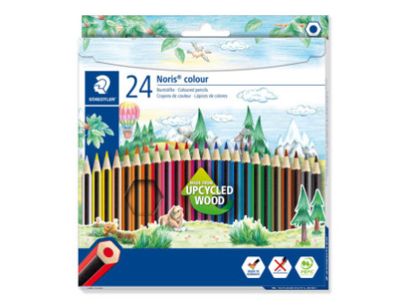 STAEDTLER Crayon de couleur Noris Colour, étui carton de 24