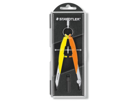 STAEDTLER Compas de précision Mars Comfort Neon,jaune/orange