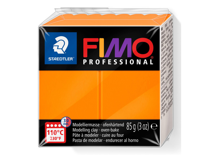 FIMO PROFESSIONAL Pâte à modeler, à cuire au four, orange