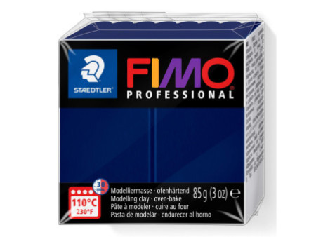 FIMO PROFESSIONAL Pâte à modeler, 85 g, bleu marine