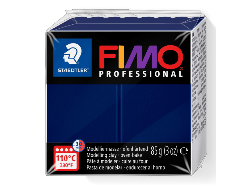 FIMO PROFESSIONAL Pâte à modeler, 85 g, bleu marine