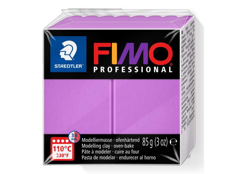 FIMO PROFESSIONAL Pâte à modeler, 85 g, lavande