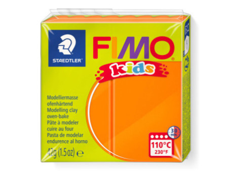 FIMO kids Pâte à modeler, à cuire au four, 42 g, orange