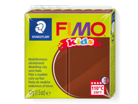 FIMO kids Pâte à modeler, à cuire au four, 42 g, marron