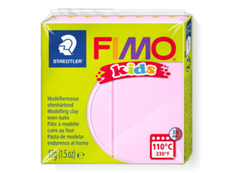 FIMO kids Pâte à modeler, à cuire au four, 42 g, rose