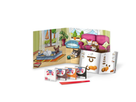 FIMO kids Kit de modelage Form & Play 'Pet', niveau 1