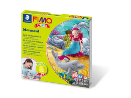 FIMO kids Kit de modelage Form & Play 'Mermaid', niveau 3