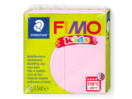 FIMO kids Pâte à modeler, à cuire au four, 42 g, rose pearl