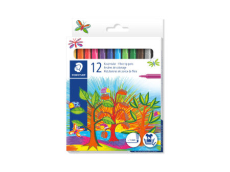 STAEDTLER Feutre de coloriage Noris, étui en carton 12