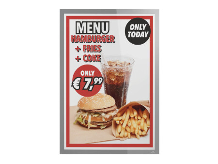 DURABLE Cadre d'affichage DURAFRAME POSTER, A1, argent