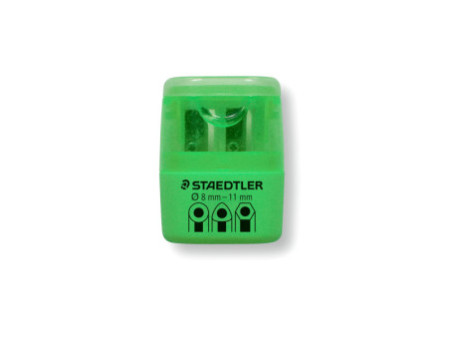 STAEDTLER Taille-crayon à 2 trous 51260F, vert néon