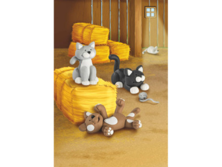 FIMO kids Kit de modelage Form & Play 'Cat', niveau 2