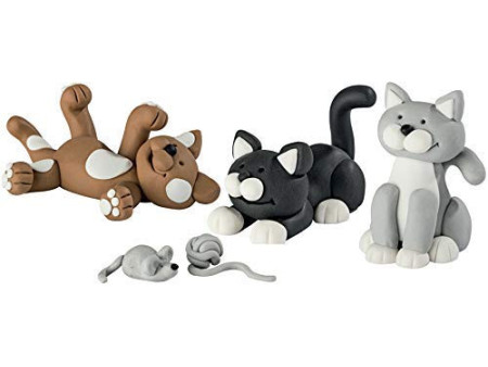 FIMO kids Kit de modelage Form & Play 'Cat', niveau 2