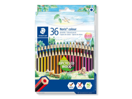 STAEDTLER Crayon de couleur Noris Colour, étui carton de 36