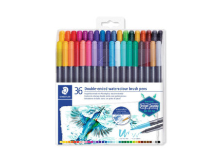 STAEDTLER Feutre double pointe Design Journey, étui de 36