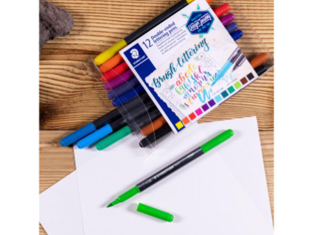 STAEDTLER Feutre calligraphie double pointe Design Journey