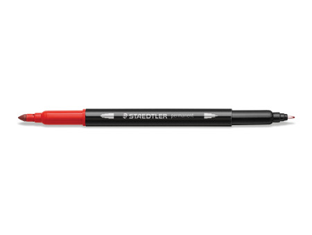 STAEDTLER Feutre double pointe permanent, étui de 36