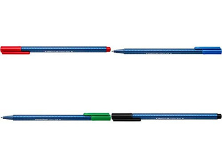 STAEDTLER Stylo à bille triplus ball 437 M, rouge