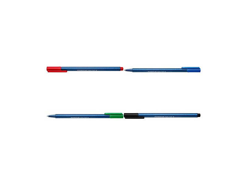 STAEDTLER Stylo à bille triplus ball 437 M, rouge