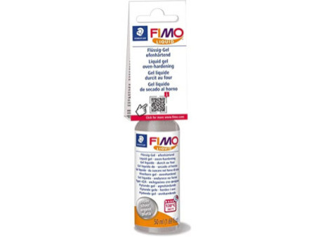 FIMO Gel liquide décoratif, durcit au four, 50 ml, argent
