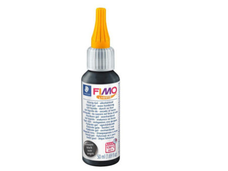 FIMO Gel liquide décoratif, durcit au four, 50 ml, noir
