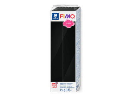 FIMO SOFT Pâte à modeler, à cuire, noir