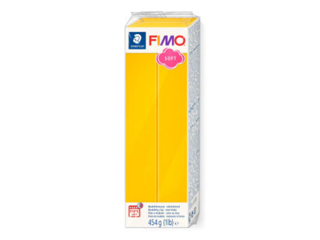 FIMO SOFT Pâte à modeler, à cuire, jaune soleil