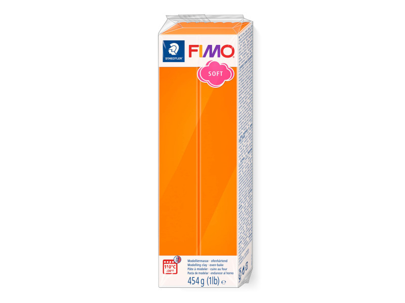 FIMO SOFT Pâte à modeler, à cuire, mandarine