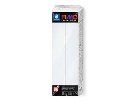 FIMO PROFESSIONAL Pâte à modeler, 454 g, blanc