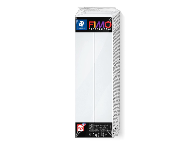 FIMO PROFESSIONAL Pâte à modeler, 454 g, blanc