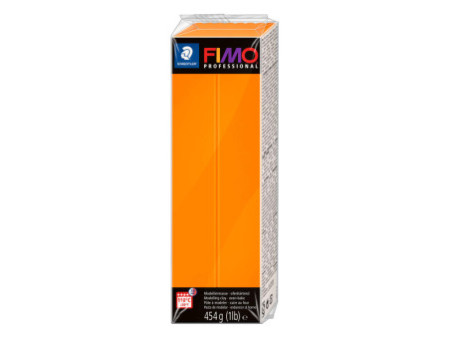 FIMO PROFESSIONAL Pâte à modeler, 454 g, orange