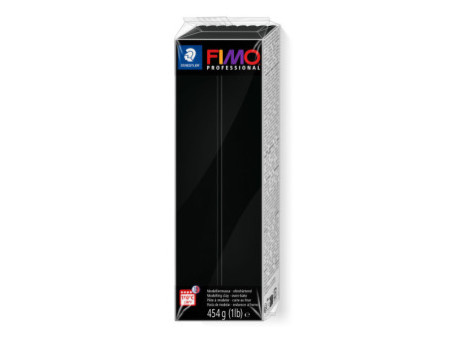 FIMO PROFESSIONAL Pâte à modeler, 454 g, noir