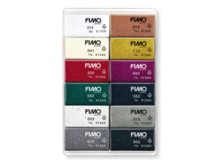 FIMO EFFECT Pâte à modeler, kit de 12