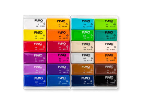 FIMO SOFT Pâte à modeler 'Basic', kit de 24