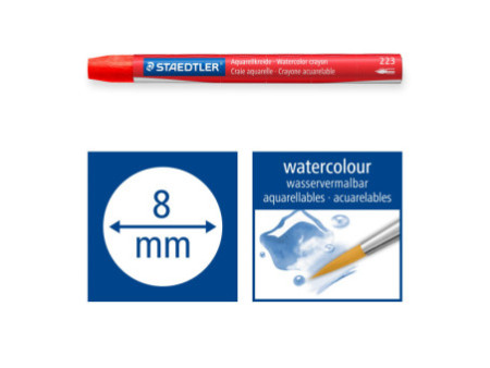 STAEDTLER Craie aquarellable Design Journey, étui carton 24