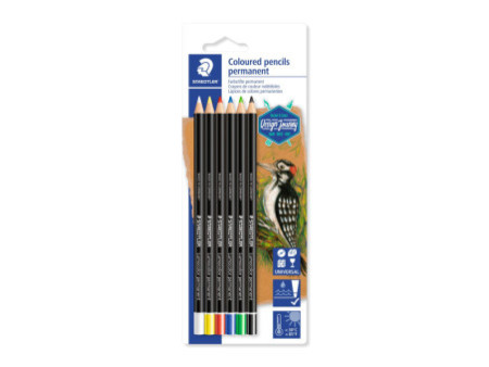 STAEDTLER Crayon marqueur sec Lumocolor permanent glasochrom