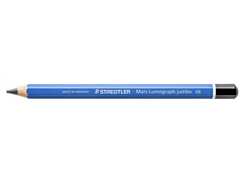 STAEDTLER Crayon graphite Mars Lumograph jumbo, dureté: 6B