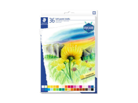 STAEDTLER Pastel tendre Design Journey, étui en carton de 36