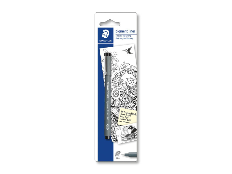STAEDTLER Feutre à pigment, étui de 6