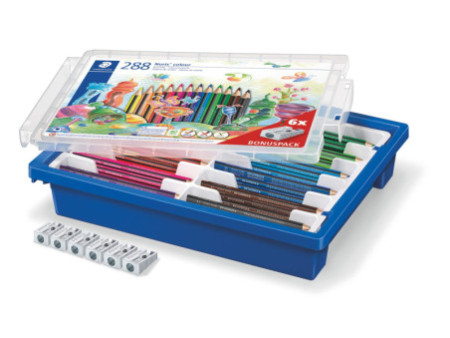STAEDTLER Crayon de couleurs triangulaire Noris colour, 288
